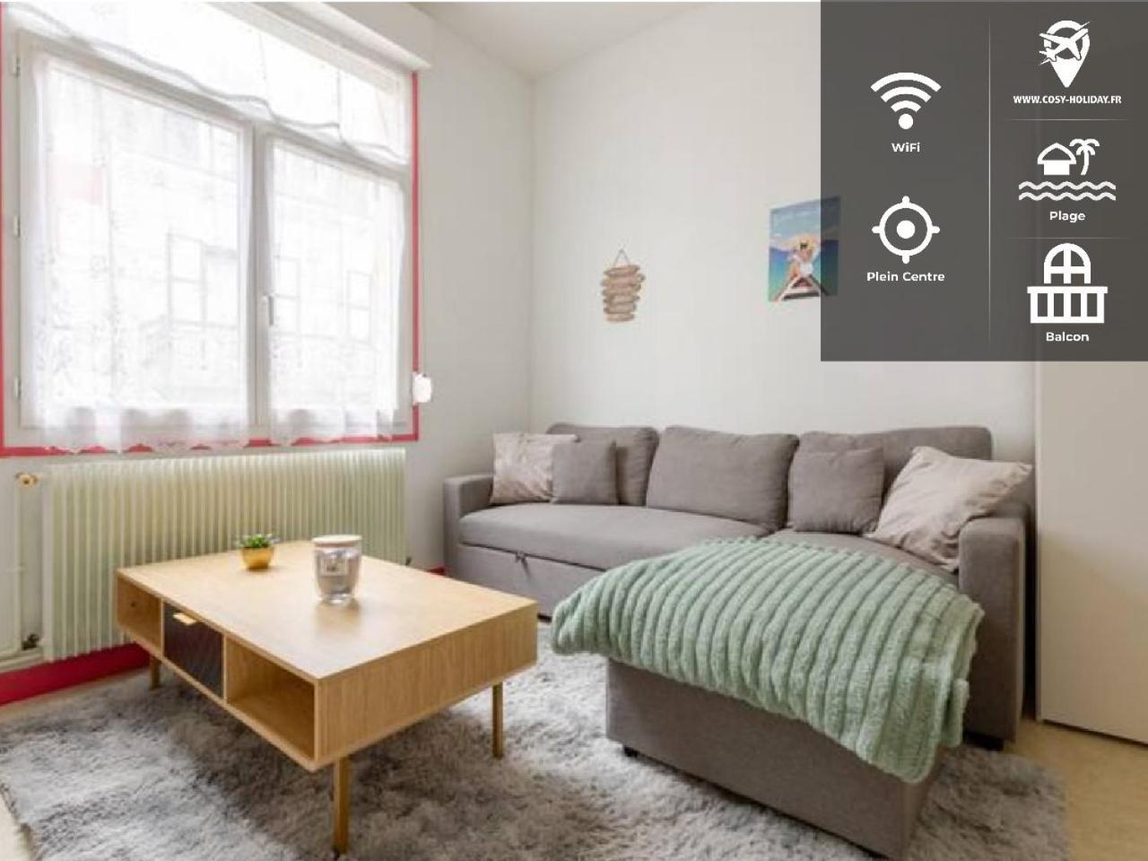Berck ++++ Central Charmant 70M2 Avec Balcon, Mer A 200 M Et Rue Pietonne A 300 M ++++ מראה חיצוני תמונה
